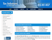 Tablet Screenshot of kctaxsolutions.com
